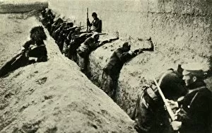 Armenian Gallery: Armenians defending the city of Van, Turkey, First World War, 1915-1916, (c1920). Creator: Unknown