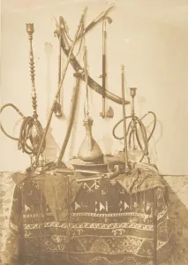 Utensils Prints: Armes et ustensiles du Kaire, December 1849-January 1850. Creator: Maxime du Camp