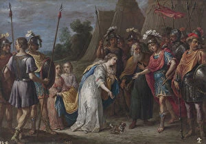 The Younger 1610 1690 Gallery: Armida before Godfrey of Bouillon, 1628?1630. Artist: Teniers, David, the Younger (1610-1690)