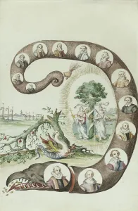Sticks Prints: The Arminian Serpent, 1710-1720. Creator: Anon
