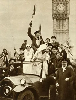 Celebrating Prints: Armistice Day, London, 11 November 1918, (1935). Creator: Unknown