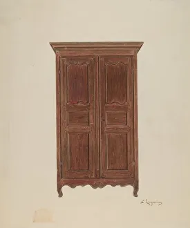 Armoire, c. 1939. Creator: Sarkis Erganian