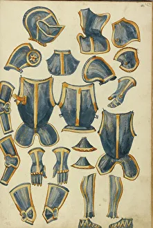 Tournament Book Prints: Armor, about 1560-1570. Creator: Unknown