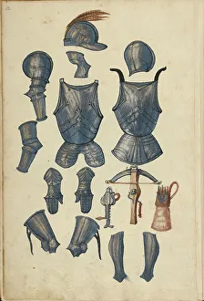 Tournament Prints: Armor, about 1560-1570. Creator: Unknown