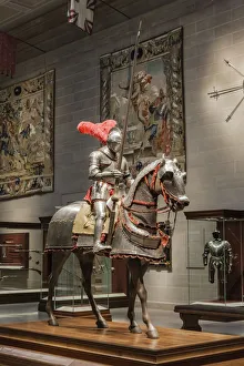 Arms And Armor Prints: Armor for Man and Horse with Vols-Colonna Arms, c. 1575. Creator: Unknown
