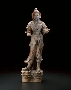 Grave Goods Prints: Armored Guardian (Tomb Figure), Tang dynasty (A. D. 618-906), late 7th / early 8th century