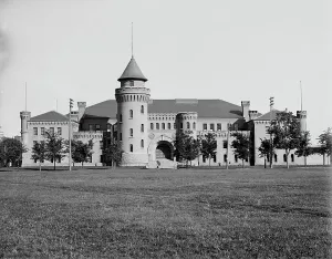 Campus Prints: The Armory, University of Minnesota, c1905. Creator: Unknown