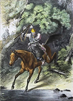 Alexander Nikolayevich Collection: Armour-bearer of the Life-Guards Caucasian-Mountain squadron, 1829
