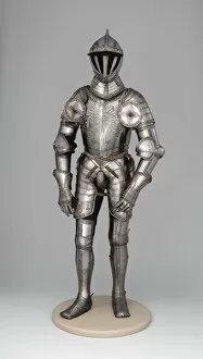 King Of Hungary Collection: Armour of Emperor Ferdinand I (1503-1564), German, Nuremberg, dated 1549