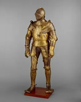 King Henry Viii Gallery: Armour Garniture, Probably of King Henry VIII of England (reigned 1509-47), British