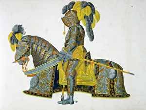 Reibisch Prints: Armour worn by the Elector Christian I, 1842. Artist: Friedrich Martin von Reibisch