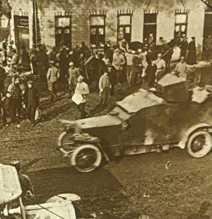 Ambulance Prints: Armoured car, France, c1916-c1918