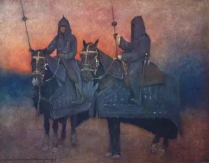 Bridle Prints: Armoured Horses, 1903. Artist: Mortimer L Menpes
