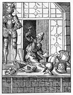 Armourer, c1559-1591. Artist: Jost Amman