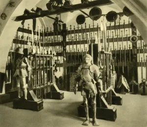 Display Prints: Armoury, Burg Kreuzenstein, Lower Austria, c1935. Creator: Unknown