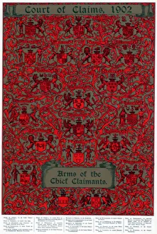 Duty Prints: Arms of the chief claimants, 1902