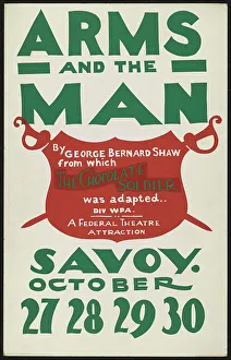 Shaw George Bernard Prints: Arms and the Man, Salem, MA, 1937. Creator: Unknown
