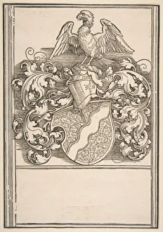 Michel Prints: Arms of Michel Beheim. n. d. Creator: Albrecht Durer