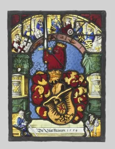 Silver Stain Prints: Arms of Ueberlingen, 1559. Creator: Unknown
