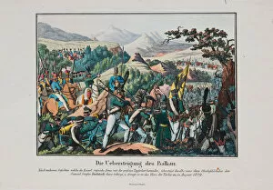 Diebitsch Zabalkansky Gallery: The Army of Graf Ivan Ivanovich Diebitsch crossing the Balkans, c. 1830. Artist: Anonymous