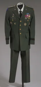 Trousers Collection: US Army green service uniform worn by Colin L. Powell, 1989-1993