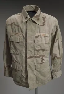 Jackets Prints: Army jacket worn by Andre M. Jones during the Iraq War, 2003. Creator: Unknown