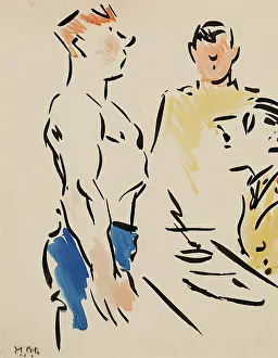 Semi Naked Prints: The Army Medical, c1915. Creator: Francis Campbell Bolleau Cadell