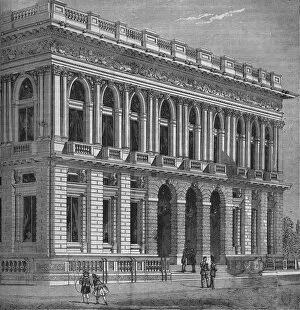 Gentlemans Club Gallery: Front of the Army and Navy Club, Westminster, London, c1870 (1878)