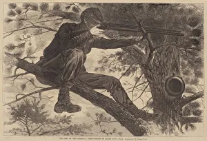 The Army of the Potomac - A Sharp-Shooter on Picket Duty, published 1862