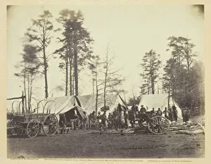Workshop Gallery: Army Repair Shop, February 1864. Creator: Alexander Gardner