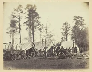 Blacksmiths Shop Gallery: Army Repair Shop, February 1864. Creator: Alexander Gardner
