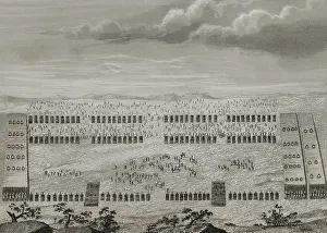 Horizon Prints: An army during the Roman conquest of the Iberian Peninsula, 1852. Creator: Unknown