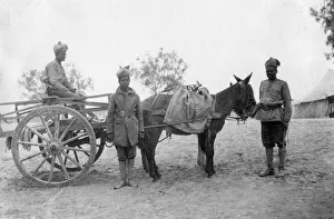Corps Prints: Army service corp, Howshera, 1917