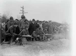 Research And Development Prints: Army, U.S. Machine Gun Tests, 1918