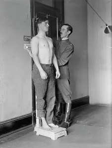 Weighing Prints: Army, U.S. Physical Examination, 1917