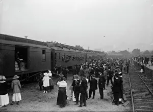 Troop Train Prints: Army, U.S. Troops In Training, 1917