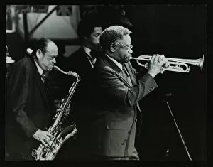 Hertfordshire Gallery: Arnett Cobb and Wallace Davenport playing at the Capital Radio Jazz Festival, Knebworth, 1981