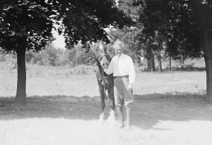 Country Club Prints: Arnold Genthe at the Westchester Country Club, 1932 Creator: Arnold Genthe