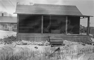 Bungalow Prints: Arnold Genthe's bungalow at Long Beach, 1927 Creator: Arnold Genthe