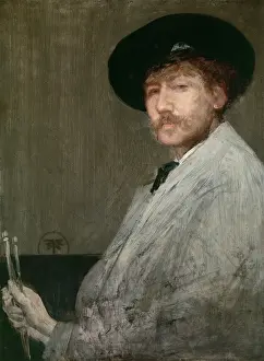 Whistler J Mcneill Prints: Arrangement in Gray: Portrait of the Painter