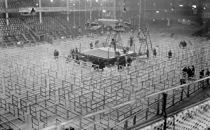 Boxing Ring Prints: Arranging Madison Square Garden for Frank Moran and Jess Willard fight