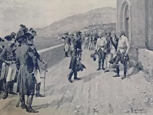 Genoa Collection: Arranging for Massenas Capitulation at Cornigliano, Near Genoa, 1896