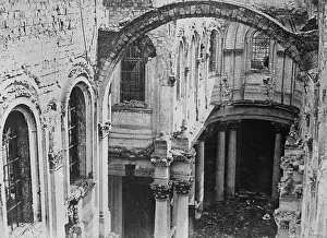 Arras Cathedral, 1917. Creator: Bain News Service