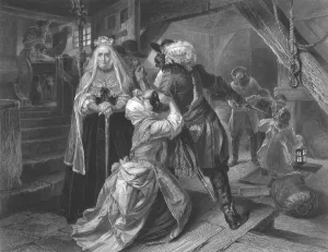 Arrest of Alice Lisle for sheltering fugitives from the Battle of Sedgemoor, 1685, (c1864) Arrest of Alice Lisle for sheltering fugitives from the Battle of Sedgemoor, 1685, (c1864)