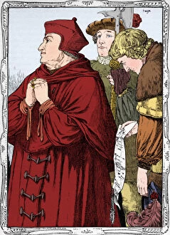 Childs History Of England Collection: The Arrest of Cardinal Wolsey, 1902. Artist: Patten Wilson