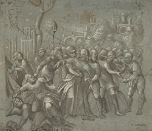 Torchlight Prints: The Arrest of Christ, ca. 1545-46. Creator: Niccolo Giolfino