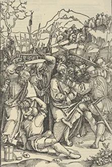 Hans Schäufelein Prints: The Arrest of Christ, from Speculum passionis domini nostri Ihesu Christi, 1507