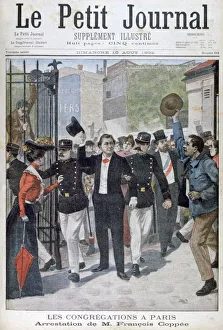 Popularity Prints: The arrest of Francois Coppee, 1902