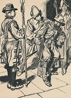 Blackie And Son Ltd Collection: The Arrest of Guy Fawkes, c1907