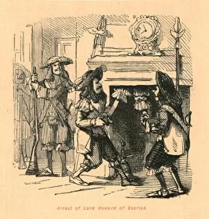 The Comic History Of England Gallery: Arrest of Lord Howard of Escrick, 1897. Creator: John Leech